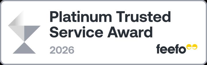 Heugah Interiors Platinum Trusted Service Award 2026